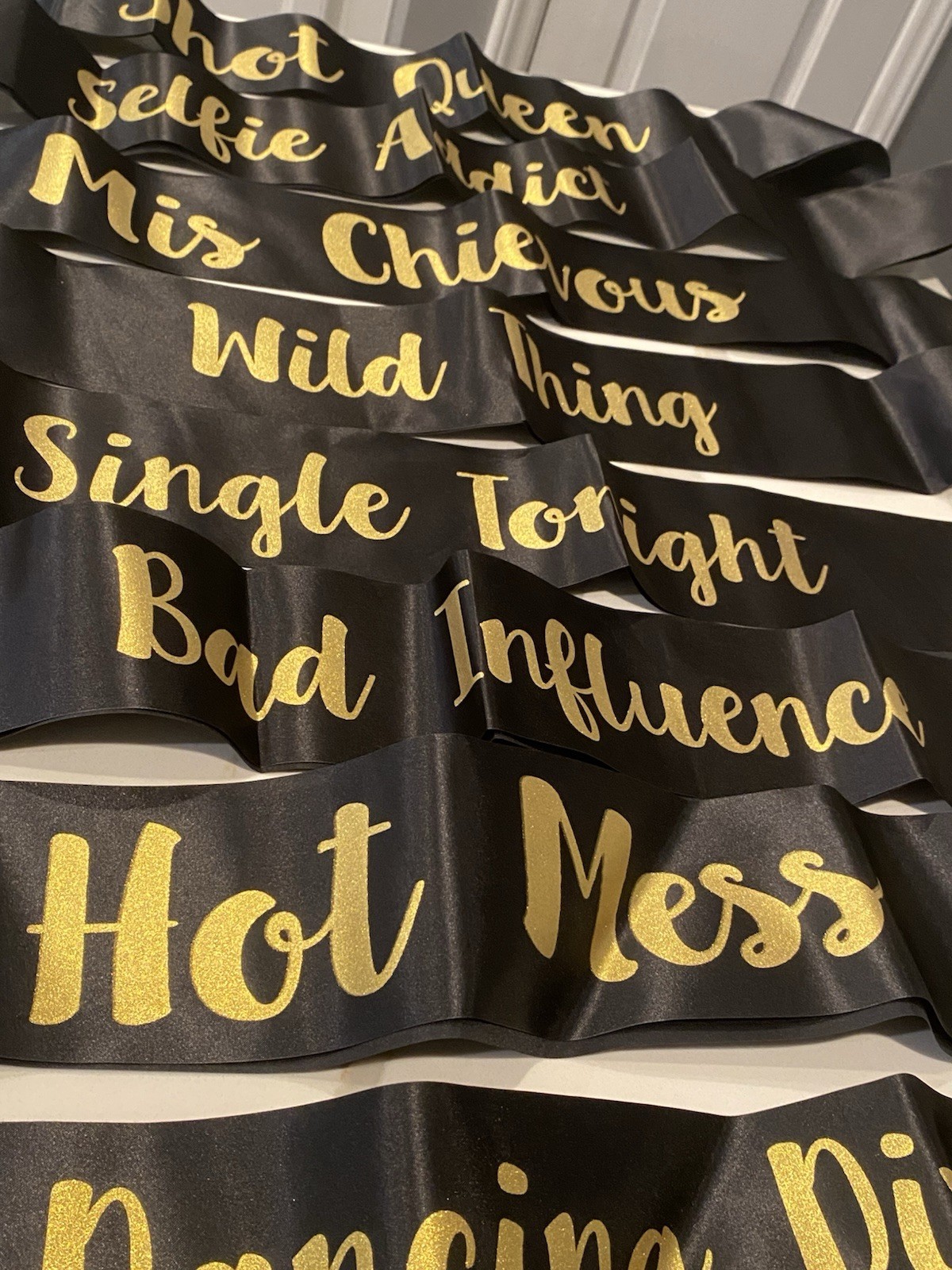 Black & Gold Bachelorette Party Kit – Complete Decor & Game Bundle 💋