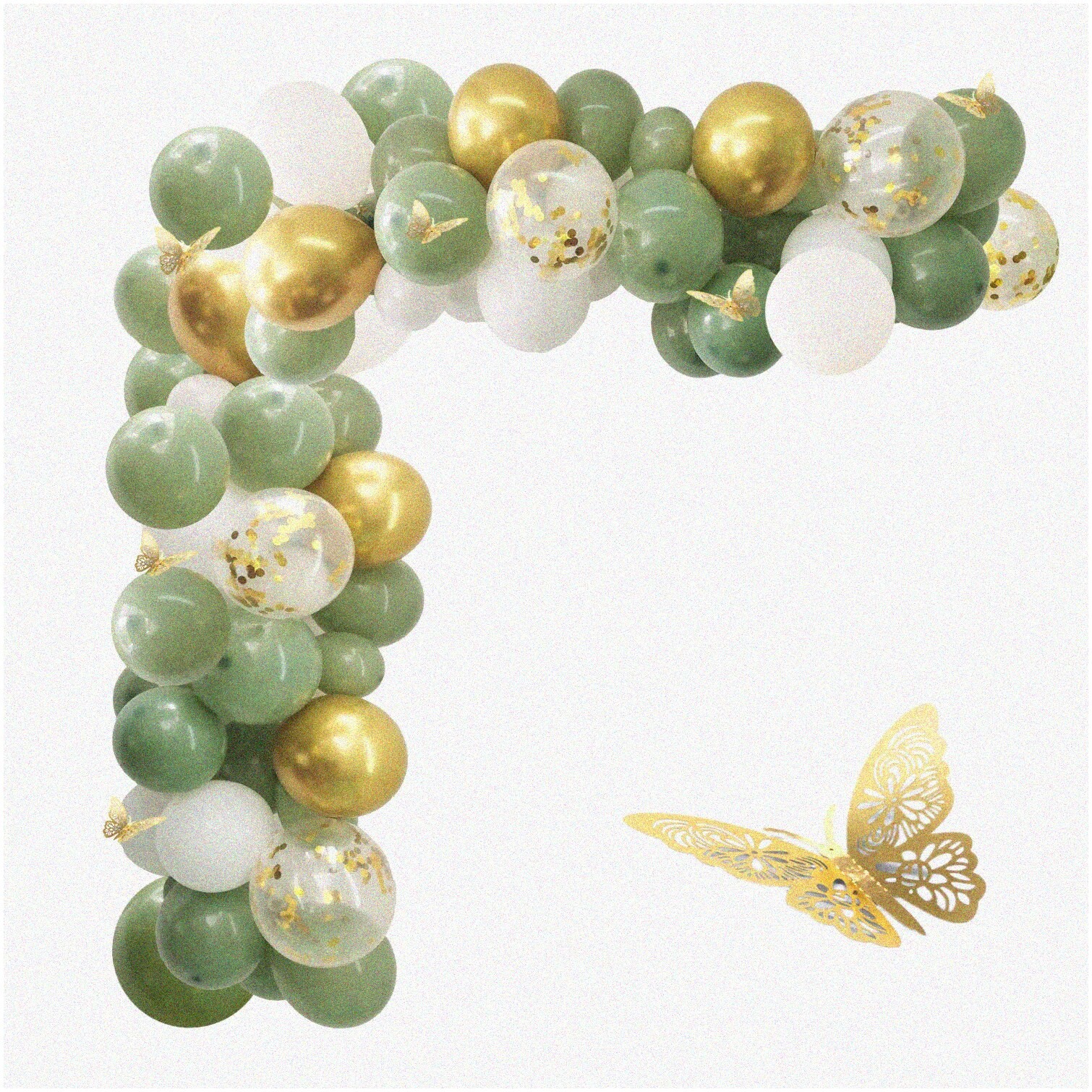 Balloon Garland Kit with Olive and Sage Green Balloons