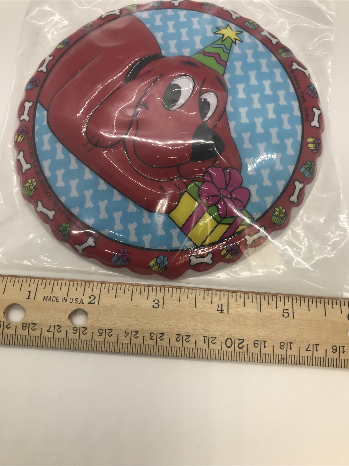 New Clifford The Big Red Dog Pop Top Bakery Birthday Cake Decoration