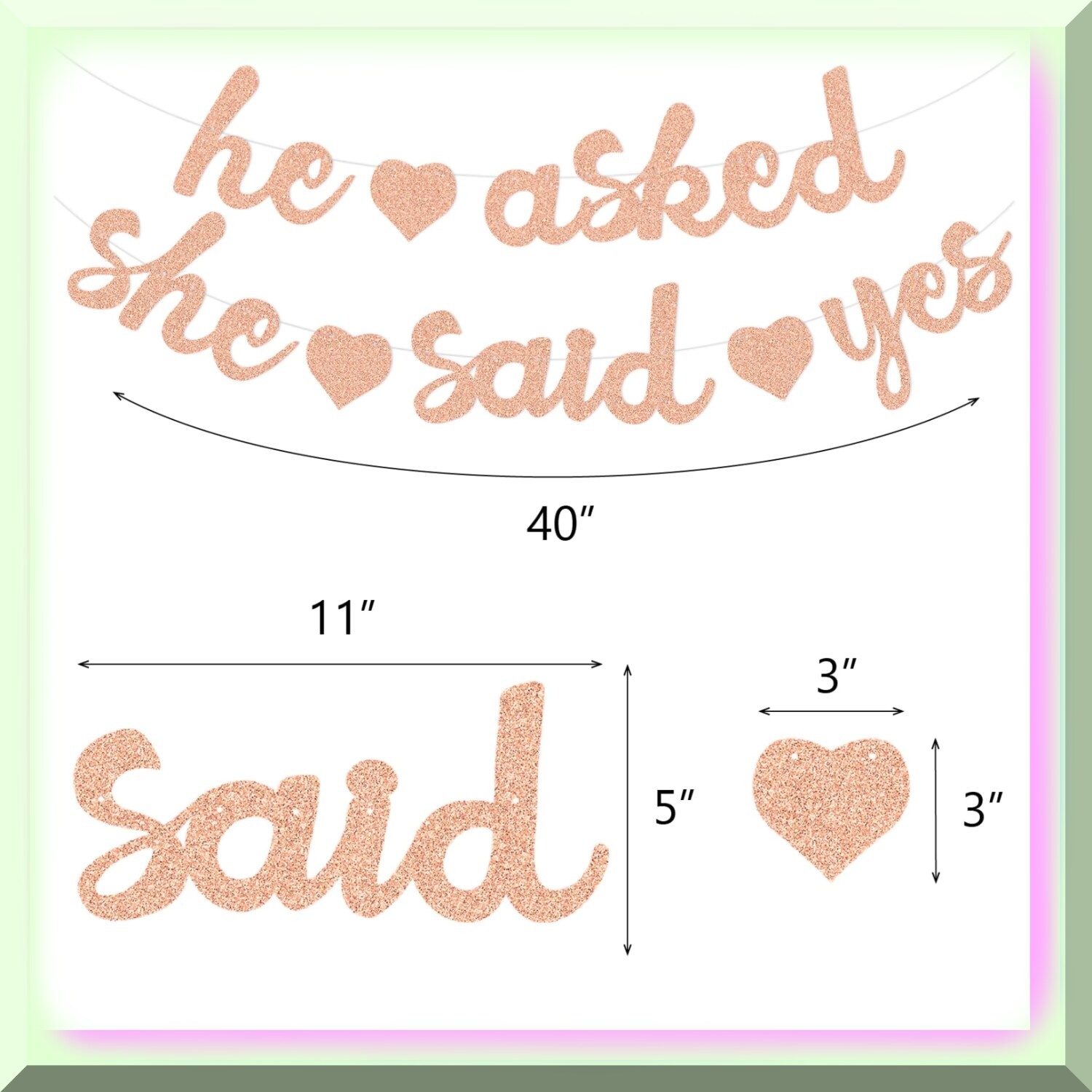 Rose Gold Celebration Kit with Banner and Balloons