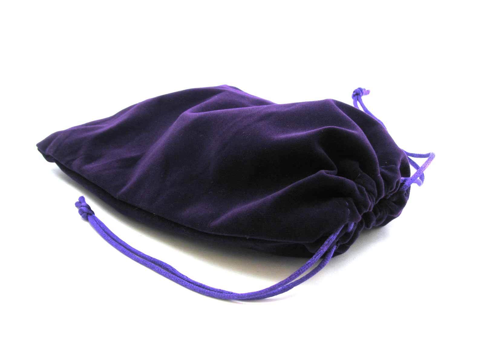 6″ x 8″ Soft Velvet Drawstring Gaming Pouch Dice Bag – Choose Your Color