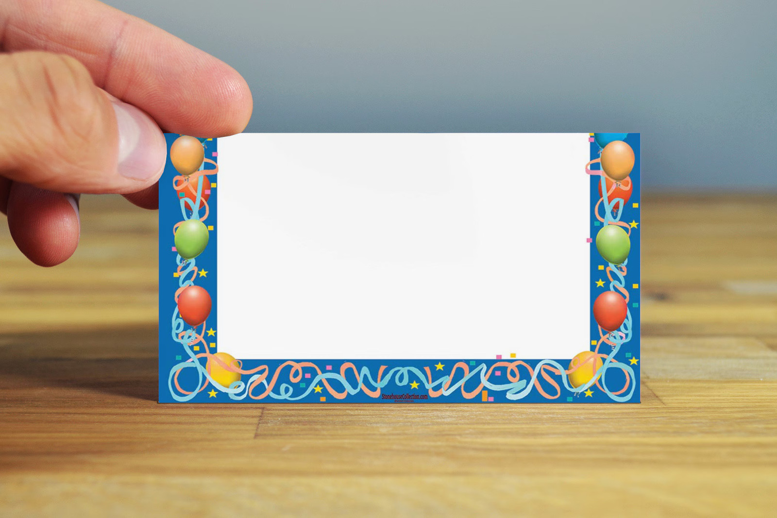Birthday Place Cards – 25 Birthday Place Cards (Balloons) – 77033