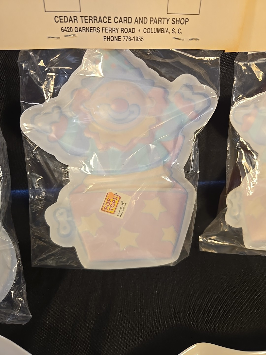 Vtg. Jack-in-the-Box/ Bear / BONUS Pop Top Bakery Crafts Cake Decorations (5)