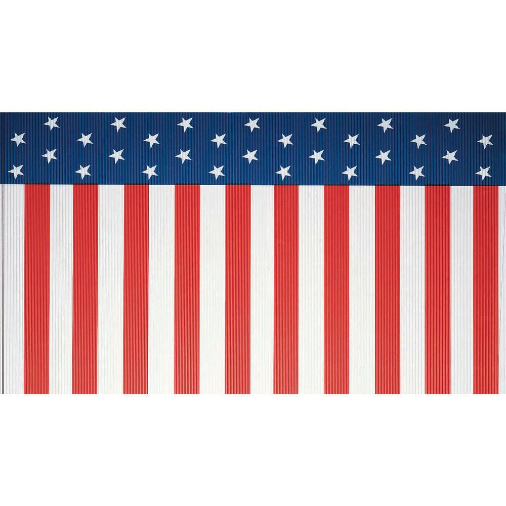 Stars And Stripes Corobuff Corrugated Paper Counterwrap – 25’L x 48″W