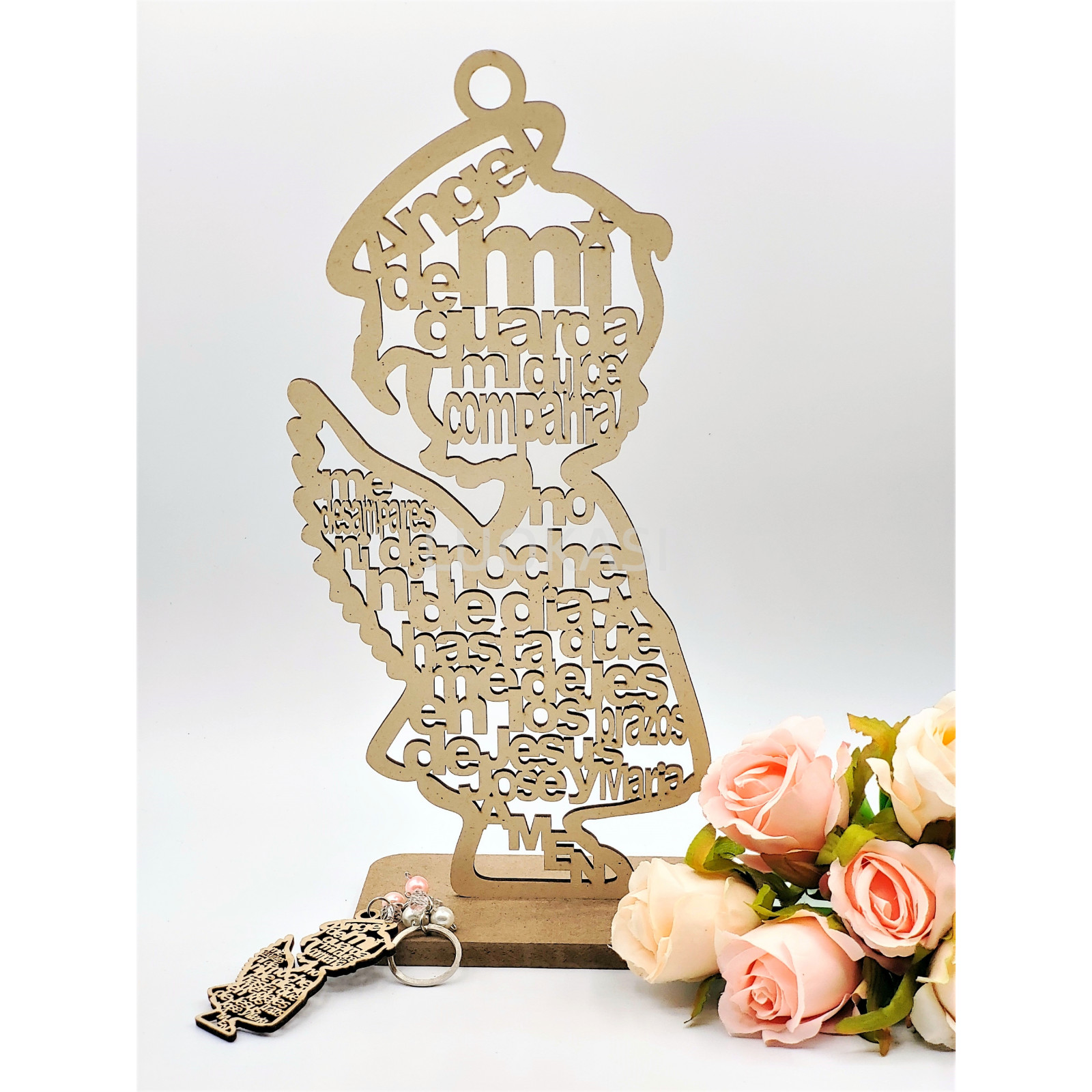 US 12pcs Angel Girl Wood Centerpiece Decorate Your Home Party Pendant Ornament