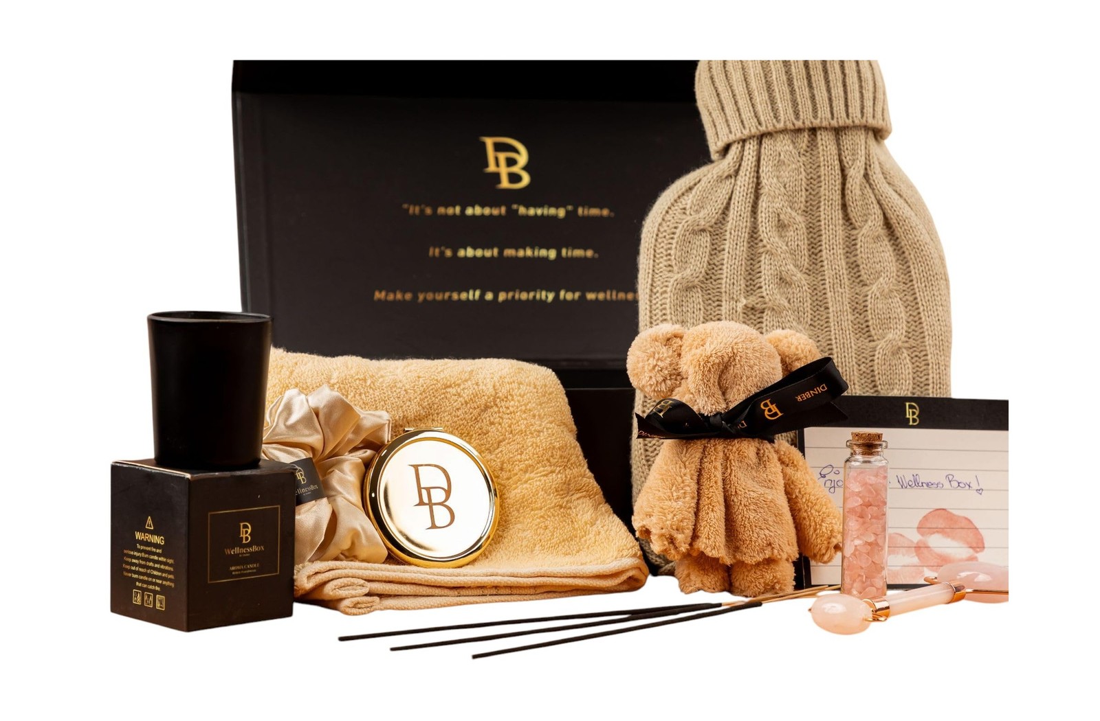 Wellness Box 12pc Self Care Spa Gift Basket for Women – Loving Gift… Fast Ship