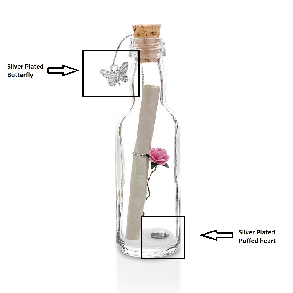 Personalised Birthday Gifts for Her | Message in a Bottle with Gift Box | Unique