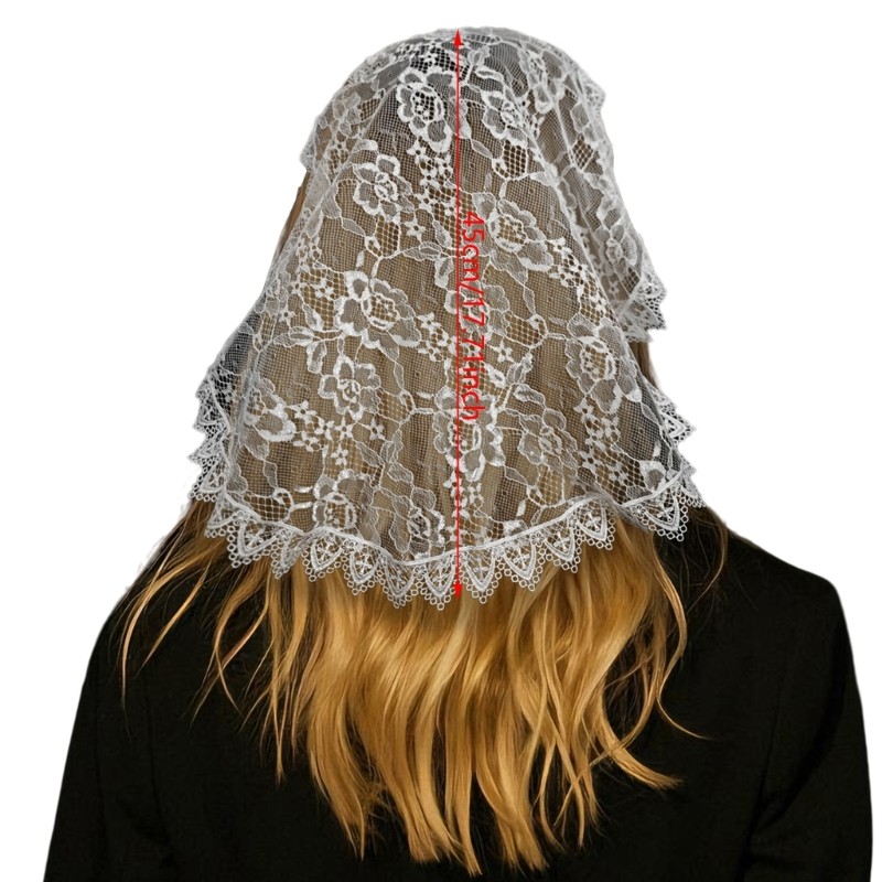 Wedding Lace Mantilla Bridal Veil Bride To Be Gift, Bridal Shower, Wedding Veil