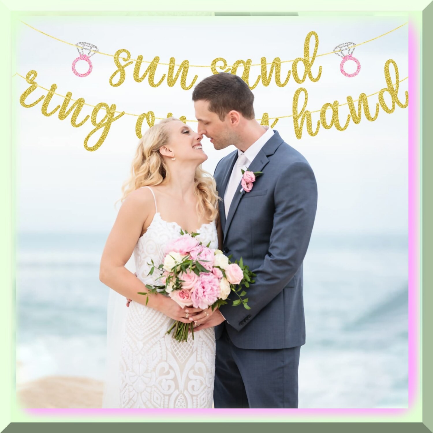 Beach Bunting Banner for Bachelorette Party