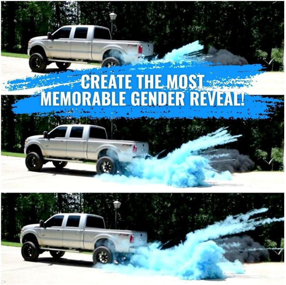 Color Blaze Baby Gender Reveal – 5lb Pink & 5lb Blue – Color Powder Combo Pack