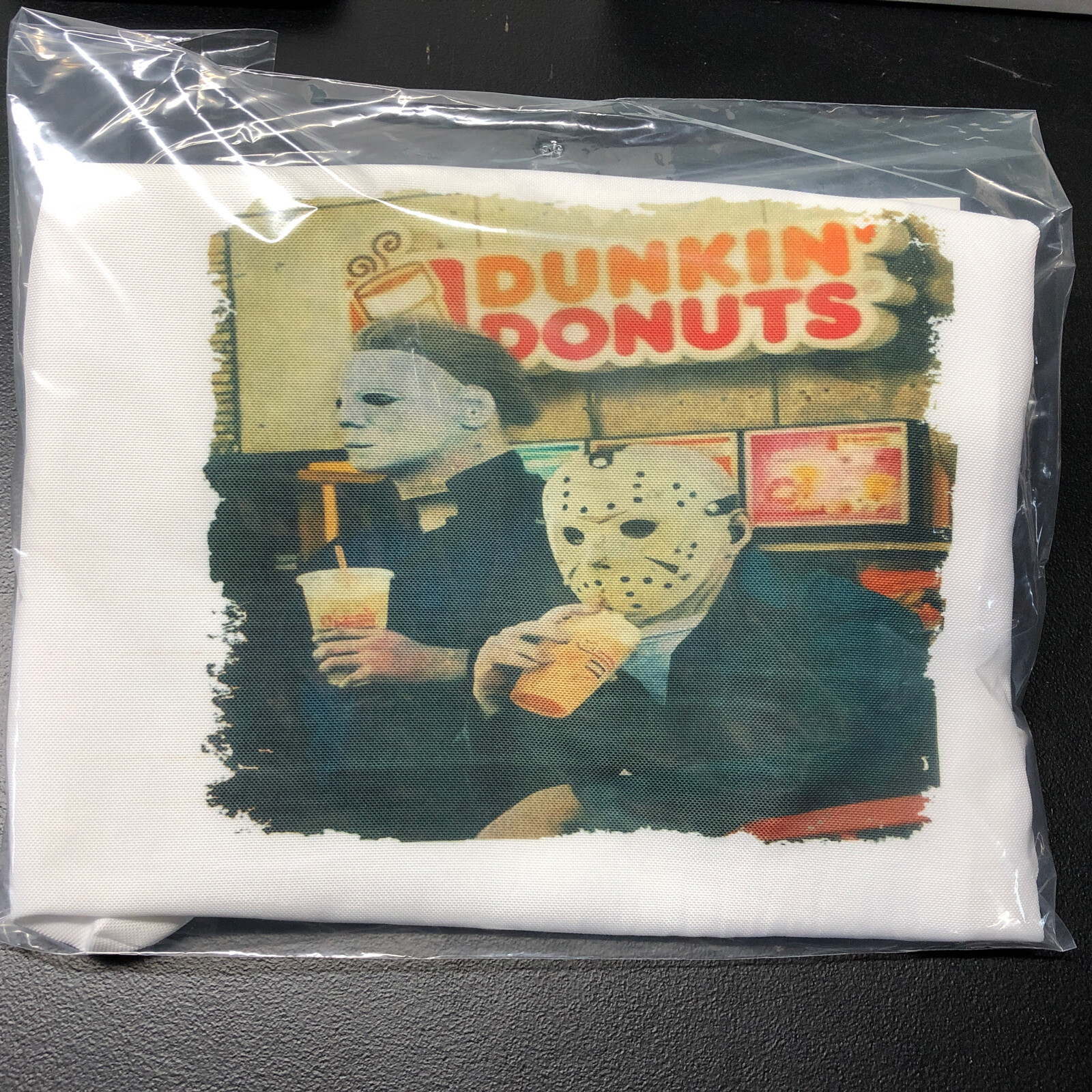 Canvas Tote Bag Halloween Candy Sack “Jason Voorheis and Michael Myers”