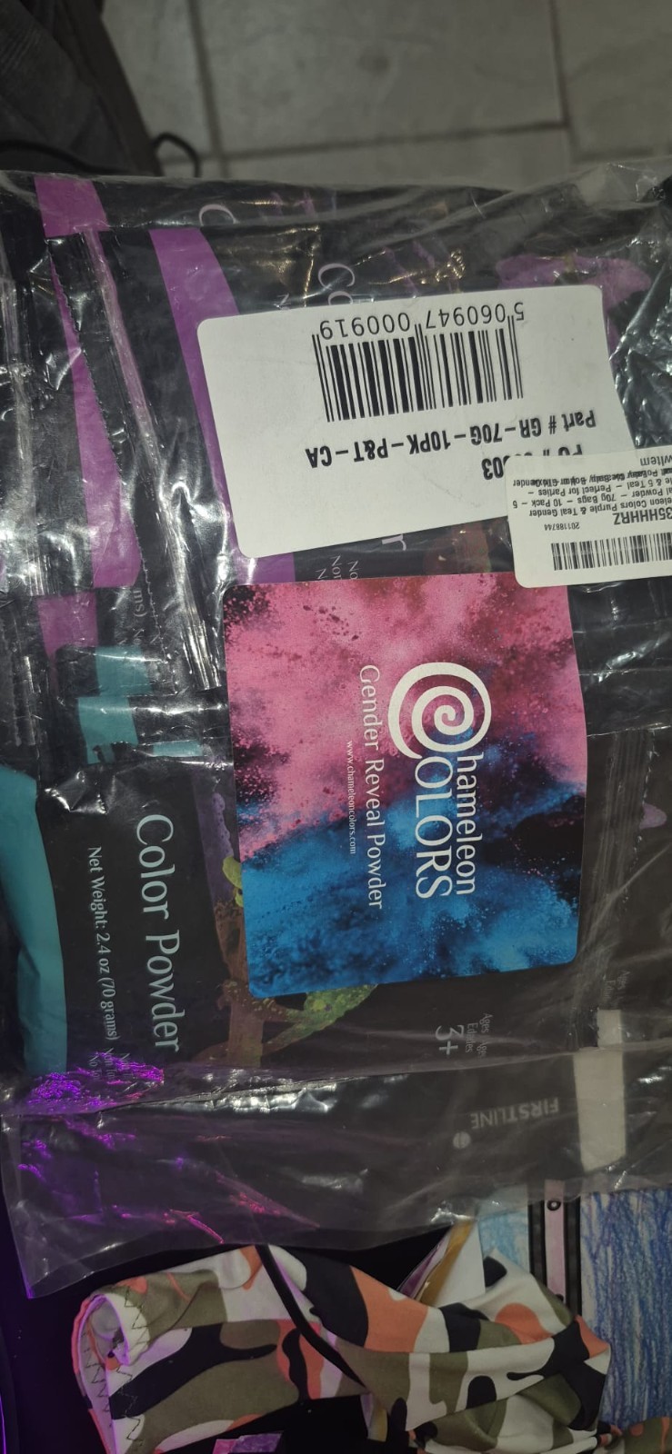 Chameleon Colors Gender Reveal Powder
