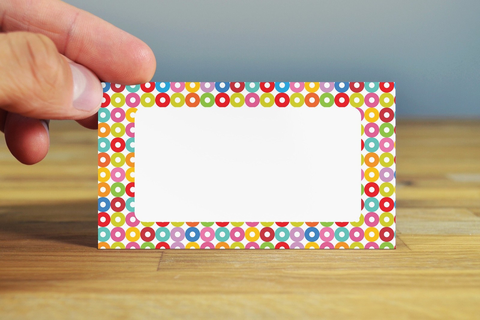Colorful Happy Birthday Place Cards – 25 Place Cards – Party Place Cards -B77556