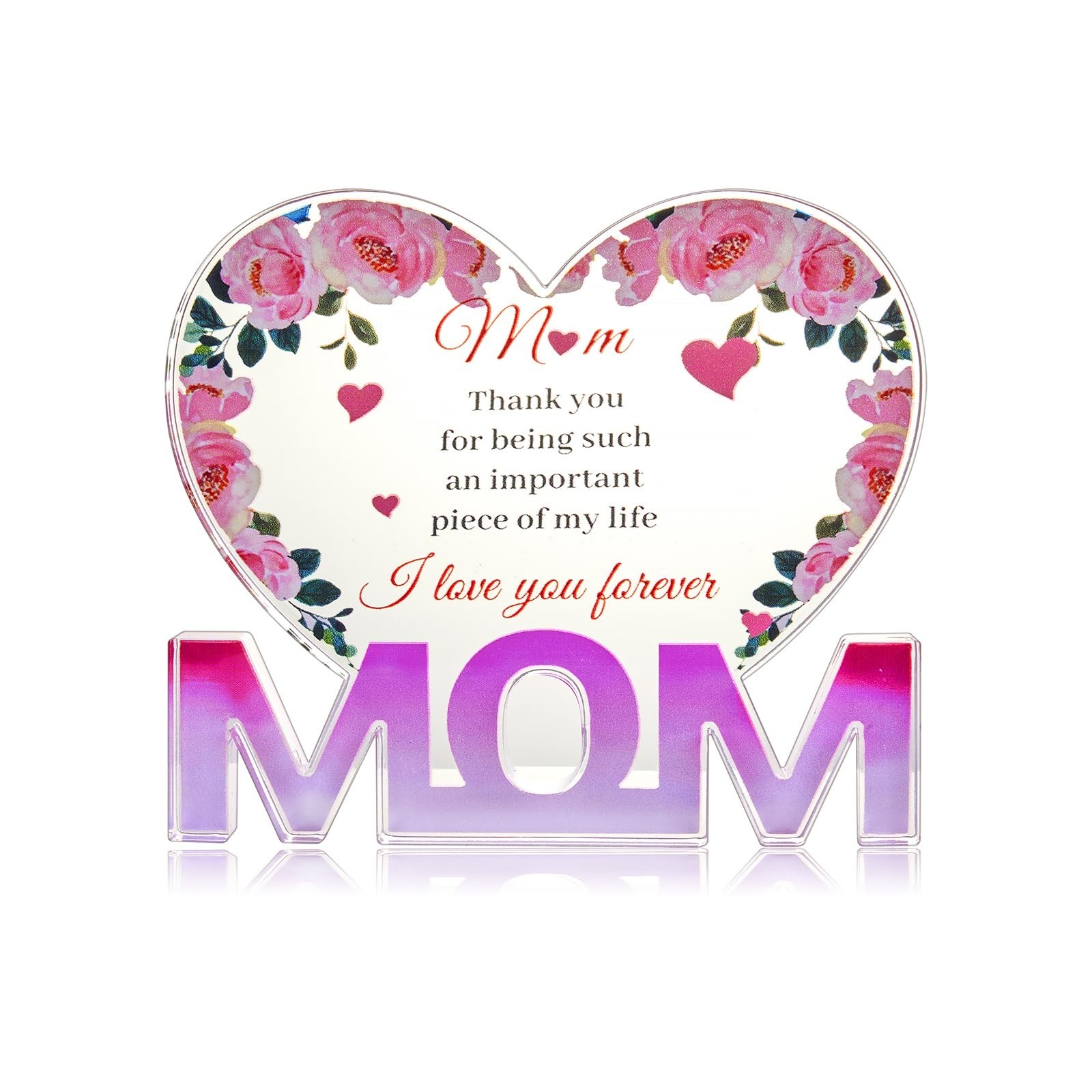 Mother’s Day Gifts for Women Birthday Gifts for Mom Engraved Acrylic Presents…