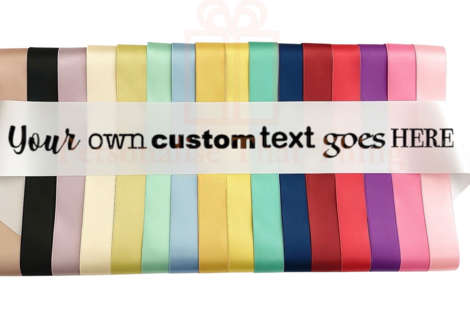 Sash – all colours – birthday wedding baby shower pregnancy hen divorce Sashes