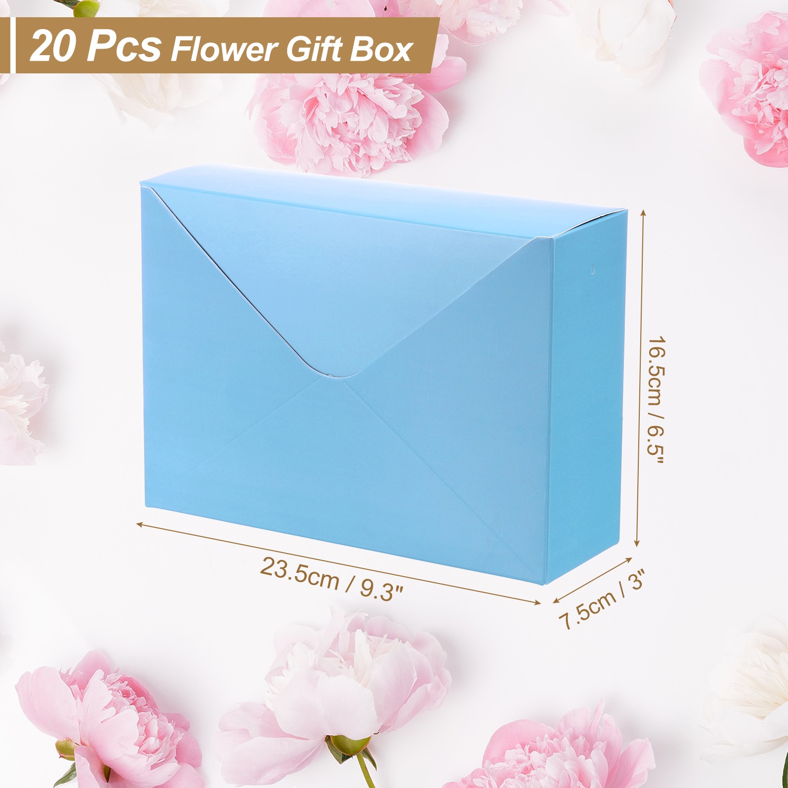 Paper Flower Gift Bags, 20 Pcs Paper Bouquet Envelope Gift Bag