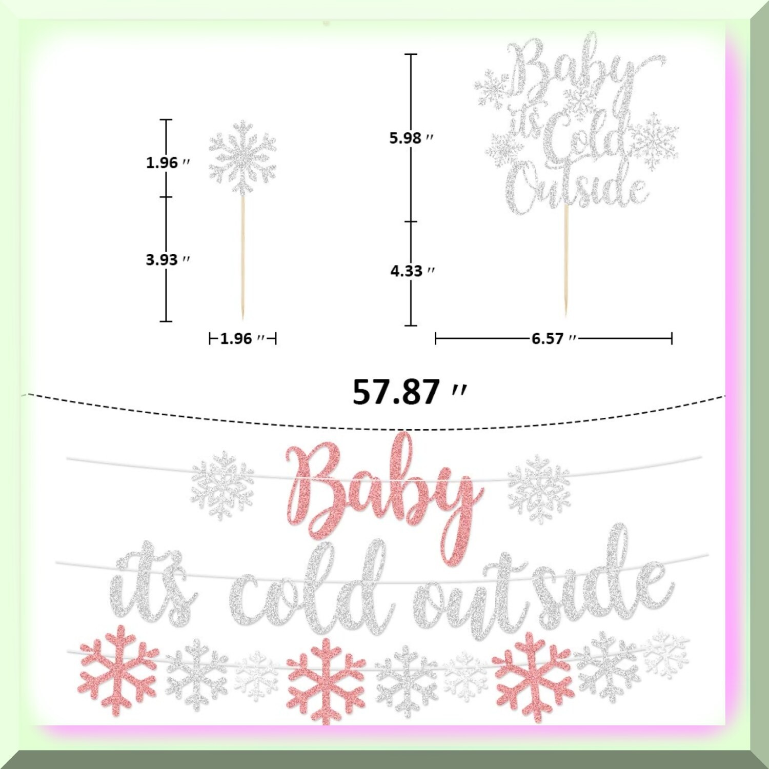 Winter Wonderland Baby Shower and Birthday Party Supplies
