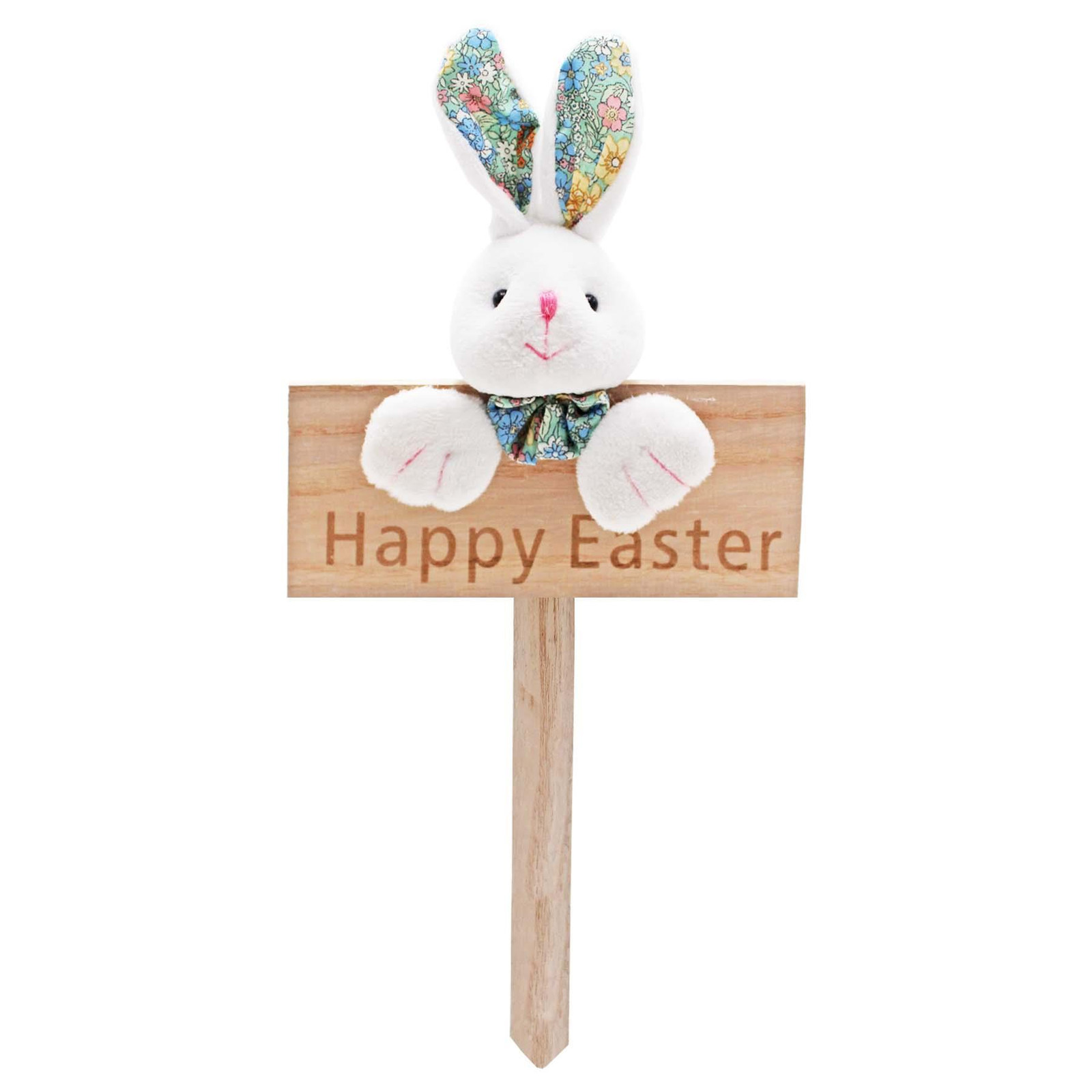 Easter Bunny Stake Ideal For Easter Egg Hunt – Green Ear Bunny Happy Easter
