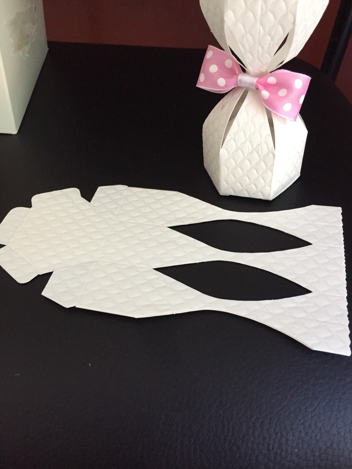 Ivory Paper Wedding Shower Favor Bomboniera From Italy- 88 boxes