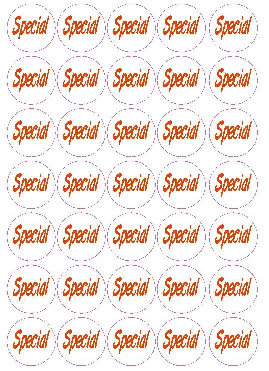 Special Sale Stickers Retail Store FLEA MARKET Boutique MADE IN USA #D71