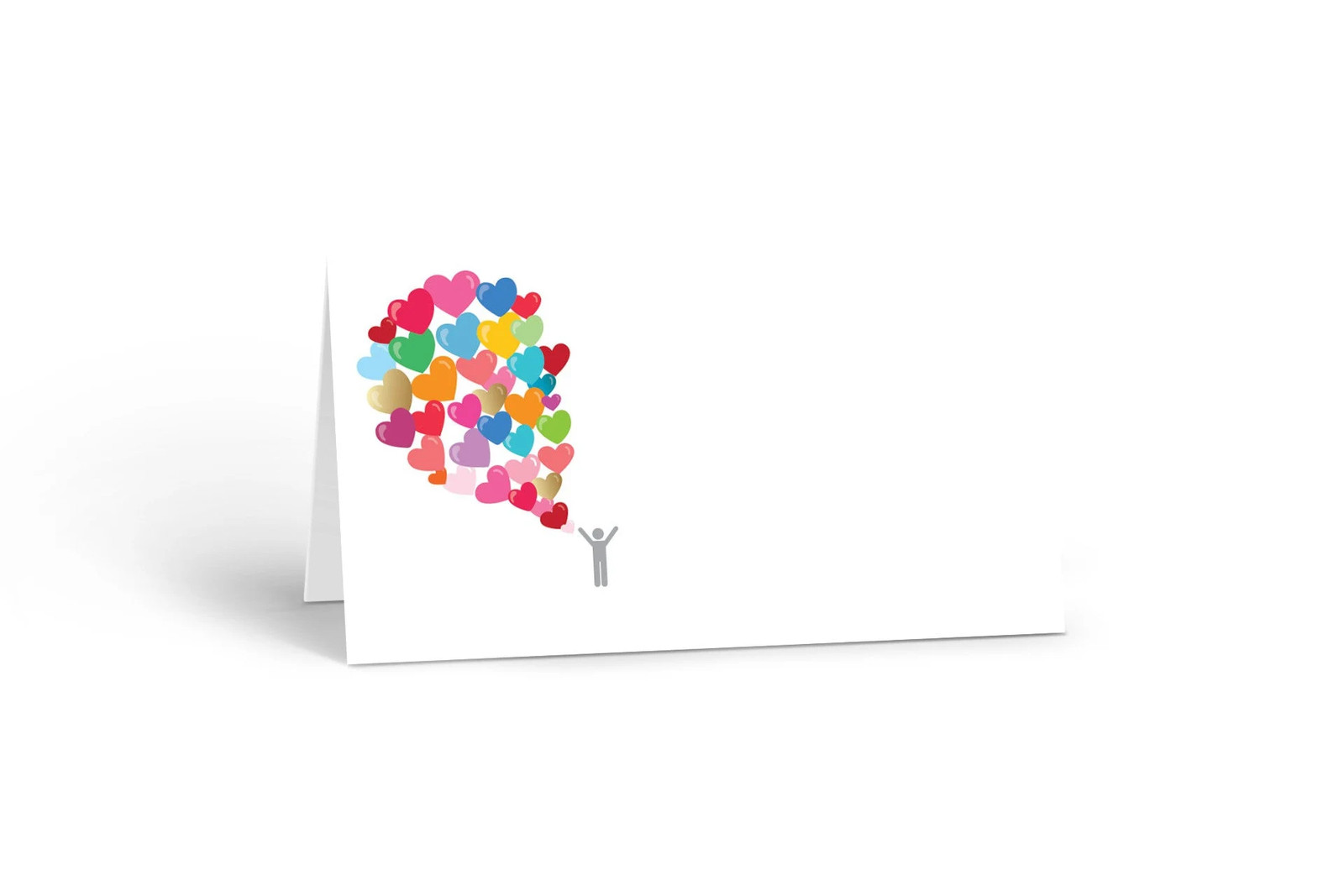 Colorful Hearts Birthday Place Cards – 25 Place Cards – Party Place – B77579