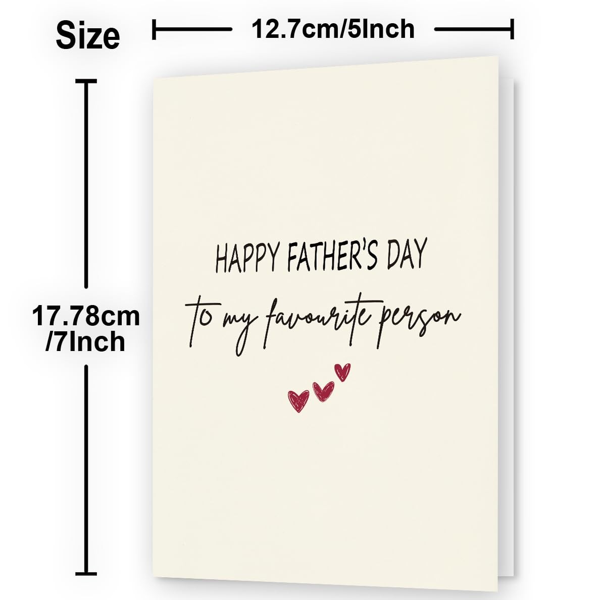 WowBefun Funny Fathers Day Card & Gifts from Wife | 5×7 inches, D Style