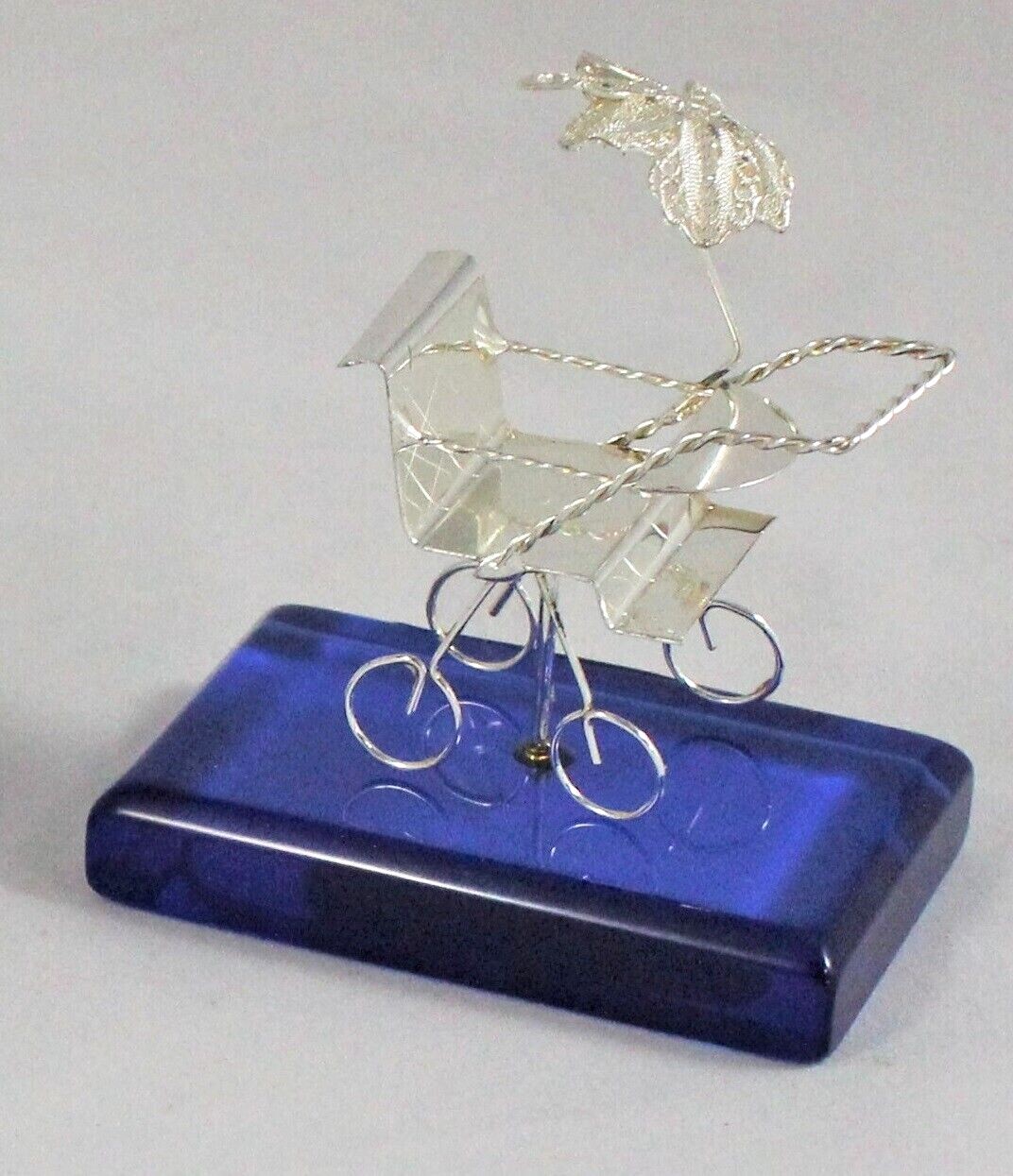 Set Of 10 Birth Baptism Favors Baby Girl Baby Boy Silver Baby Carriage