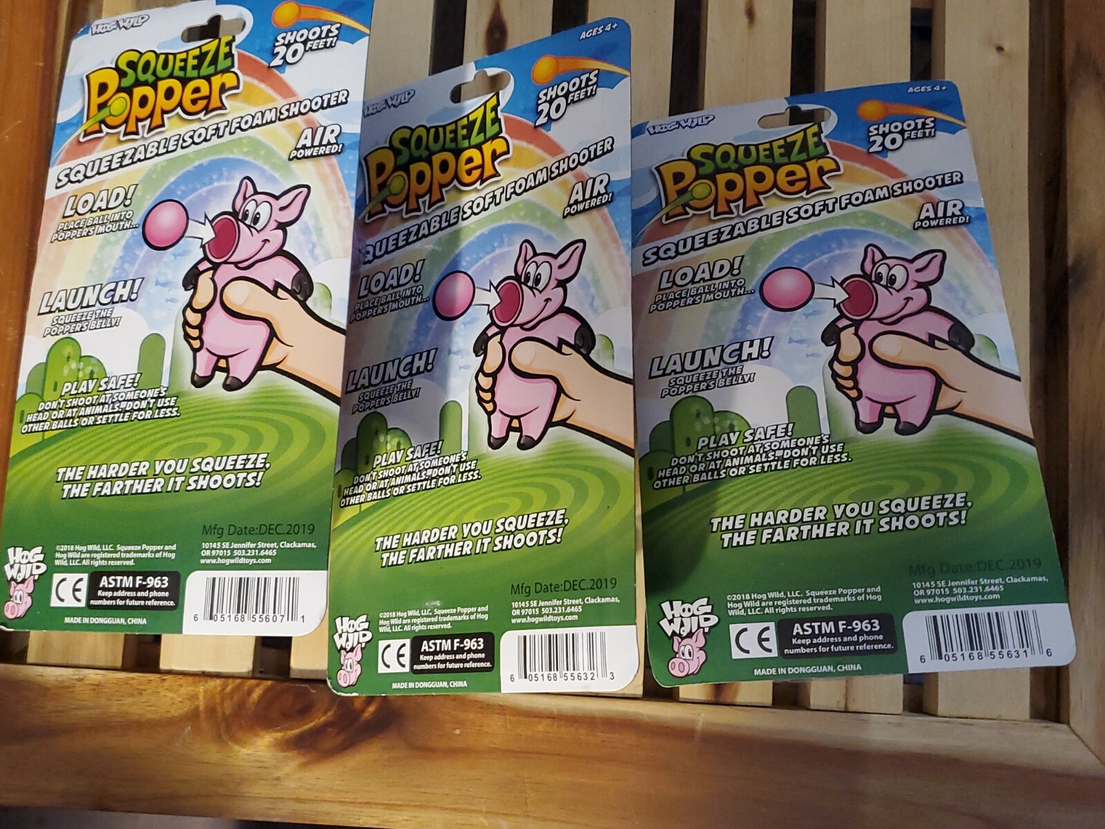 Unicorn Sloth and Dolphin Lot of 3 Squeeze N Shoots 20 Feet- 4+4 Soft Foam Balls