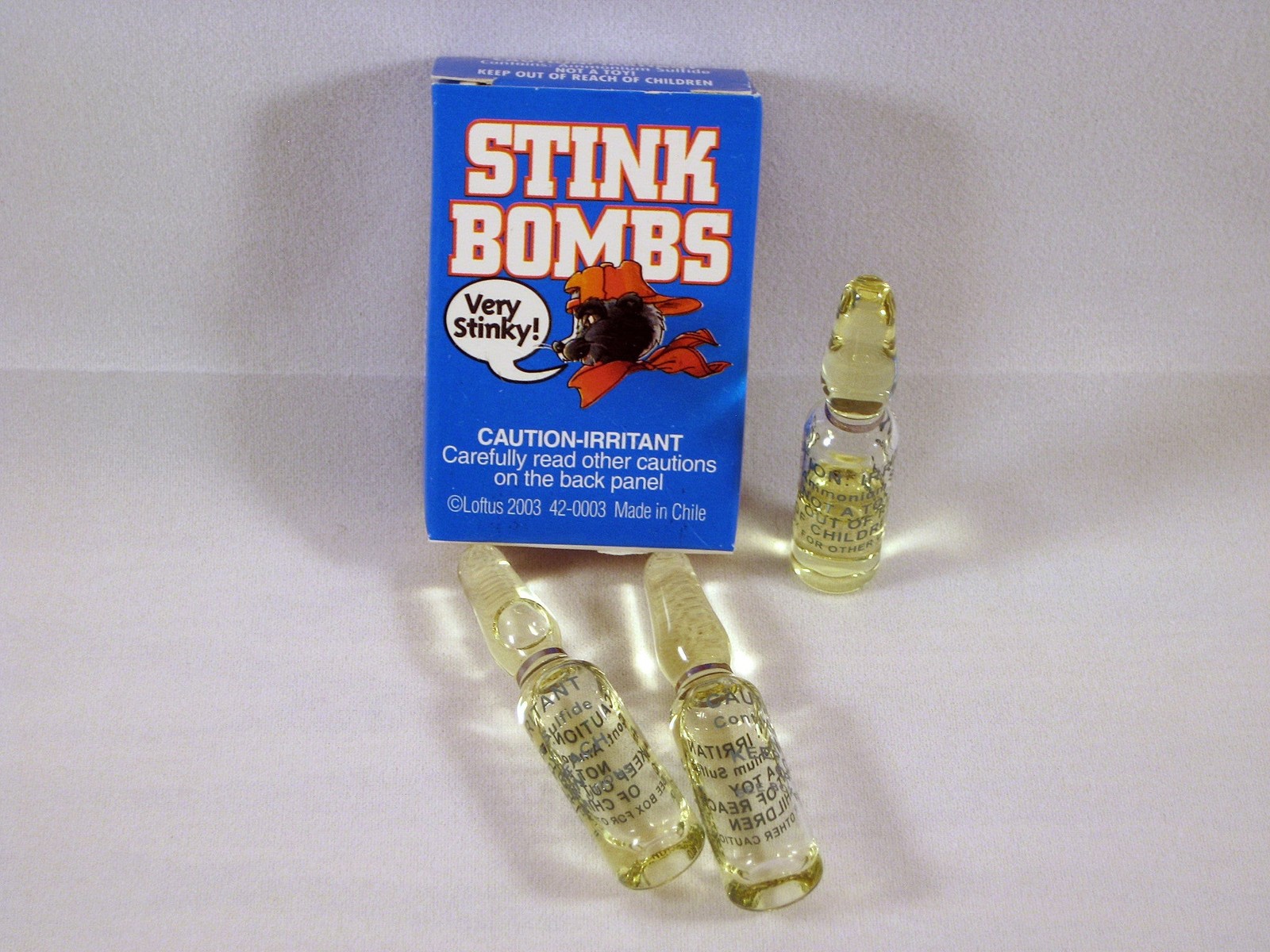 STINK BOMBS poo poop nasty crap smell ( 3 TOTAL )
