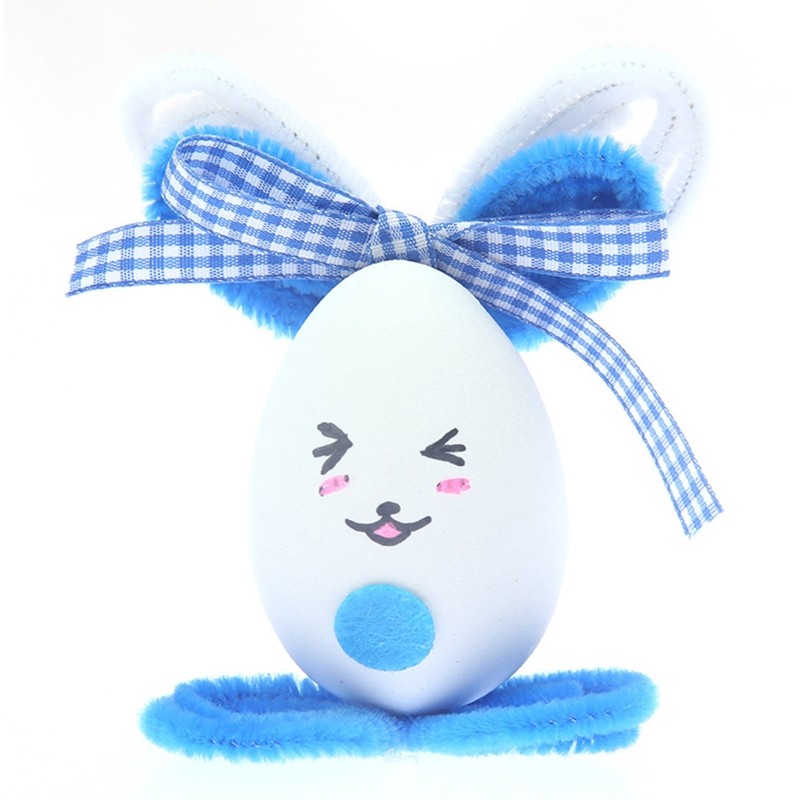 DIY Painting Decorating Easter Egg Durable Plastic Simulation Easter Eggs