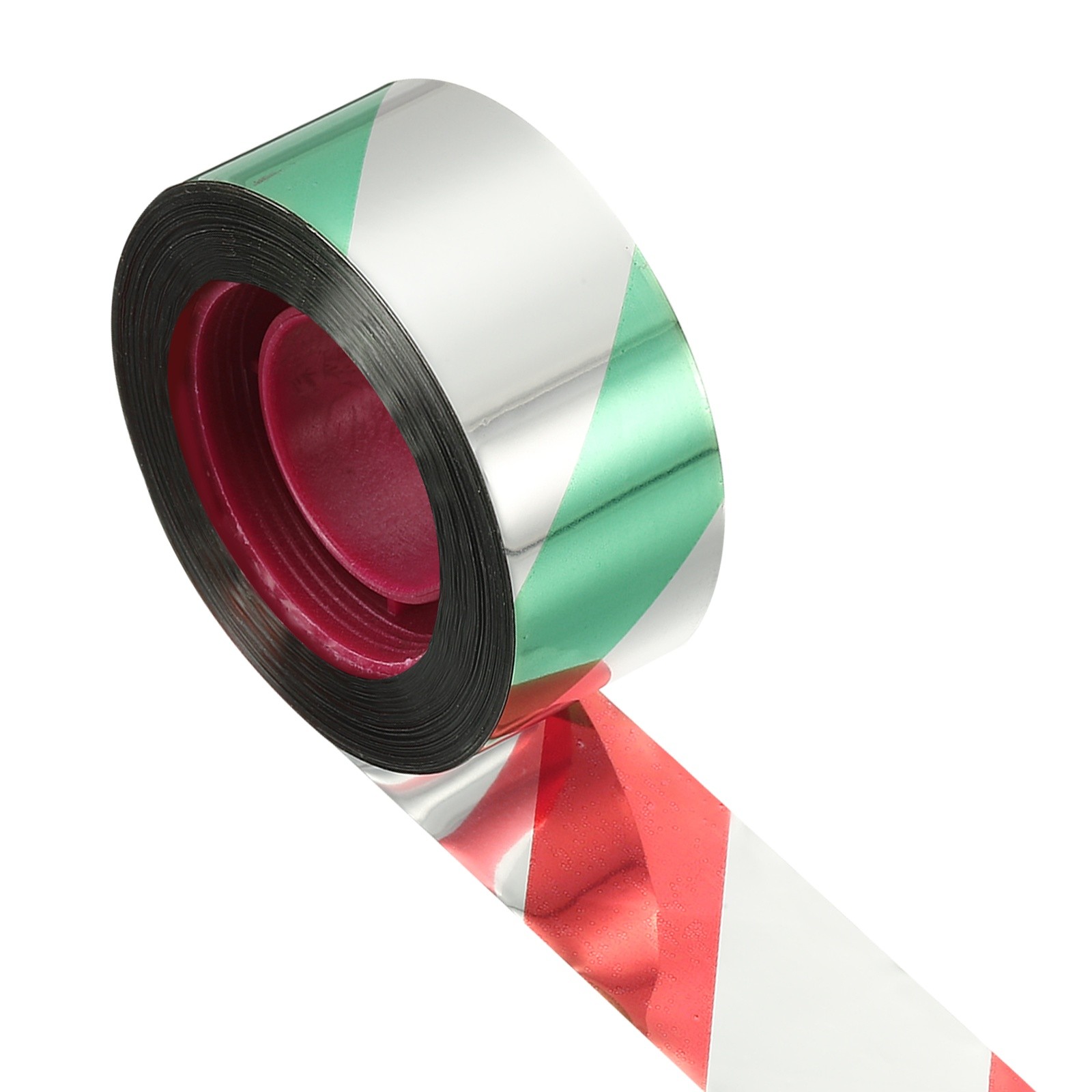 Silver Green PET Reflective Bird Hunting Tape, 196.8 ft x 0.94 in