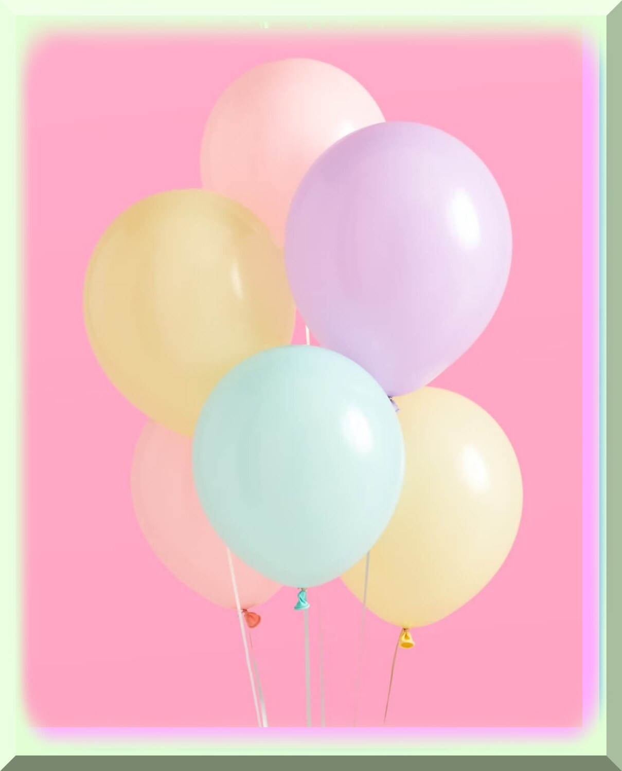 Pastel Matte Balloons Kit for Birthdays and Celebrations