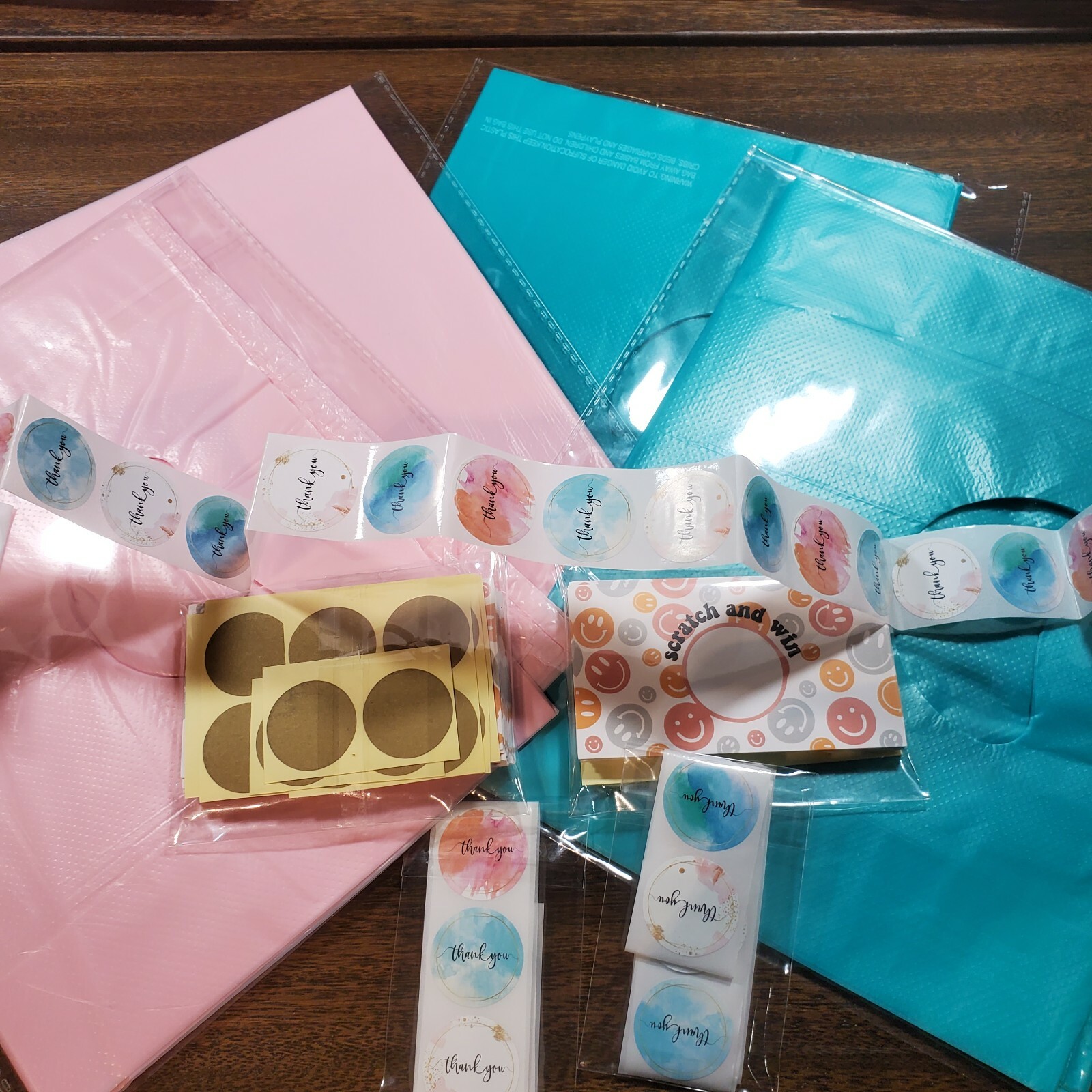 Gender Reveal-Birthday Party-Babyshower Bundle – Goodie Bags, Scratch & Win Card