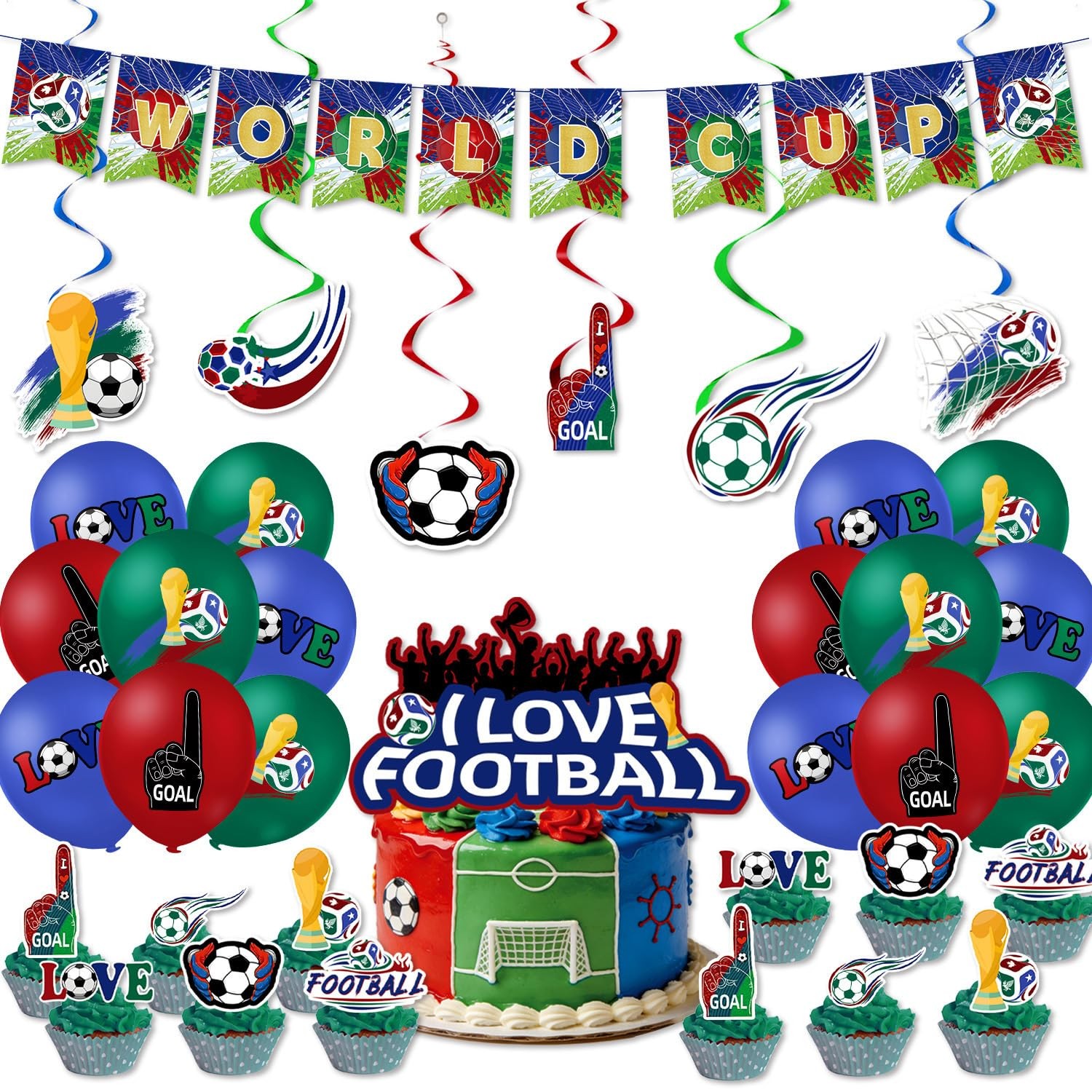 World Cup 2026 Merchandise, Party Supplies Set Celebrations, Includes…