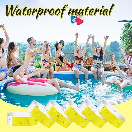 800PCS Orange Wristbands for Events Wrist Bands Colored Paper 800yellow