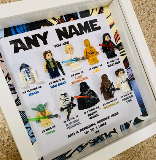 Star Wars Frame | Personalised Star Wars Gift | Personalised Gifts for Him