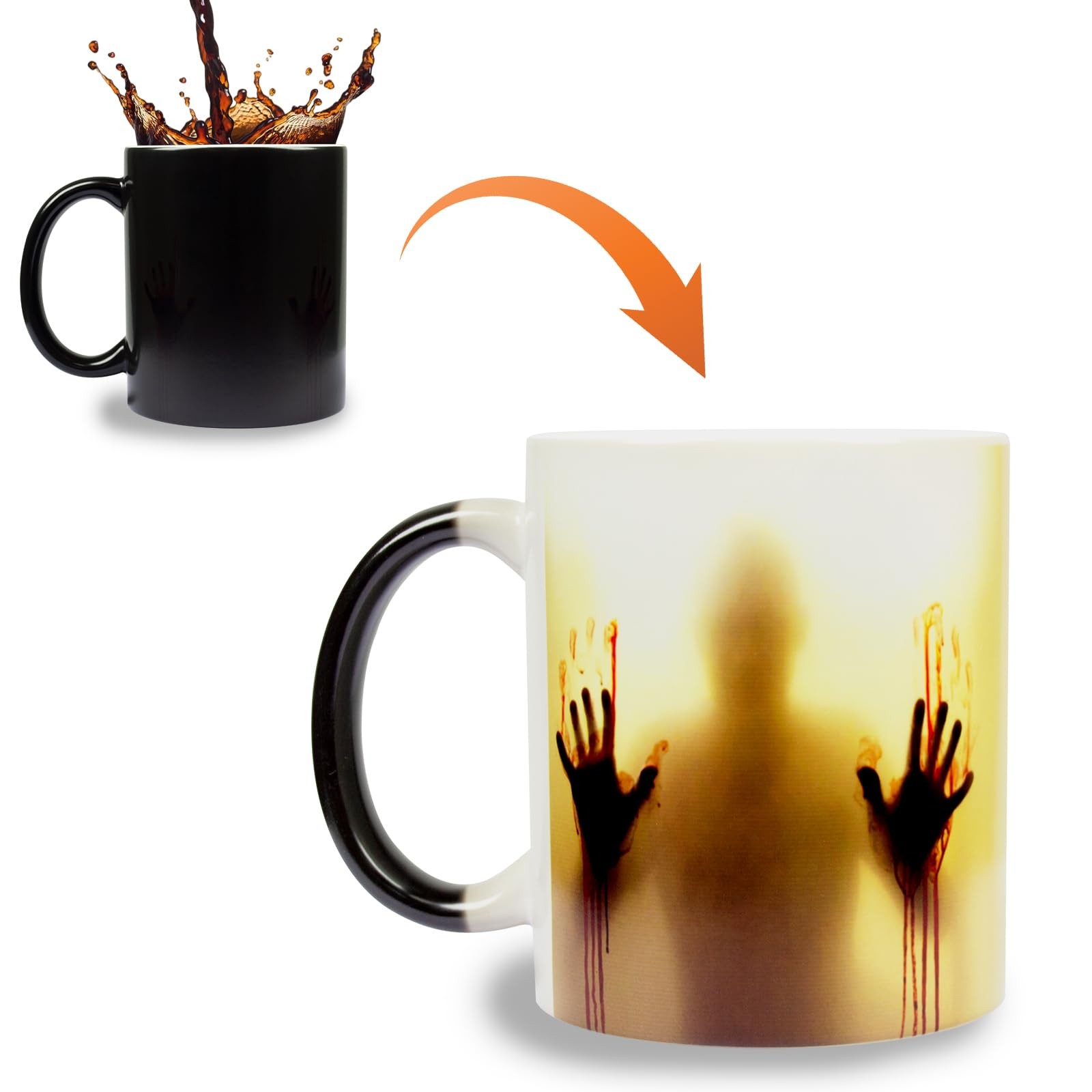 Lihome Halloween Gifts – Coffee Mug, Horror Movie 11 Ounces, Zombie