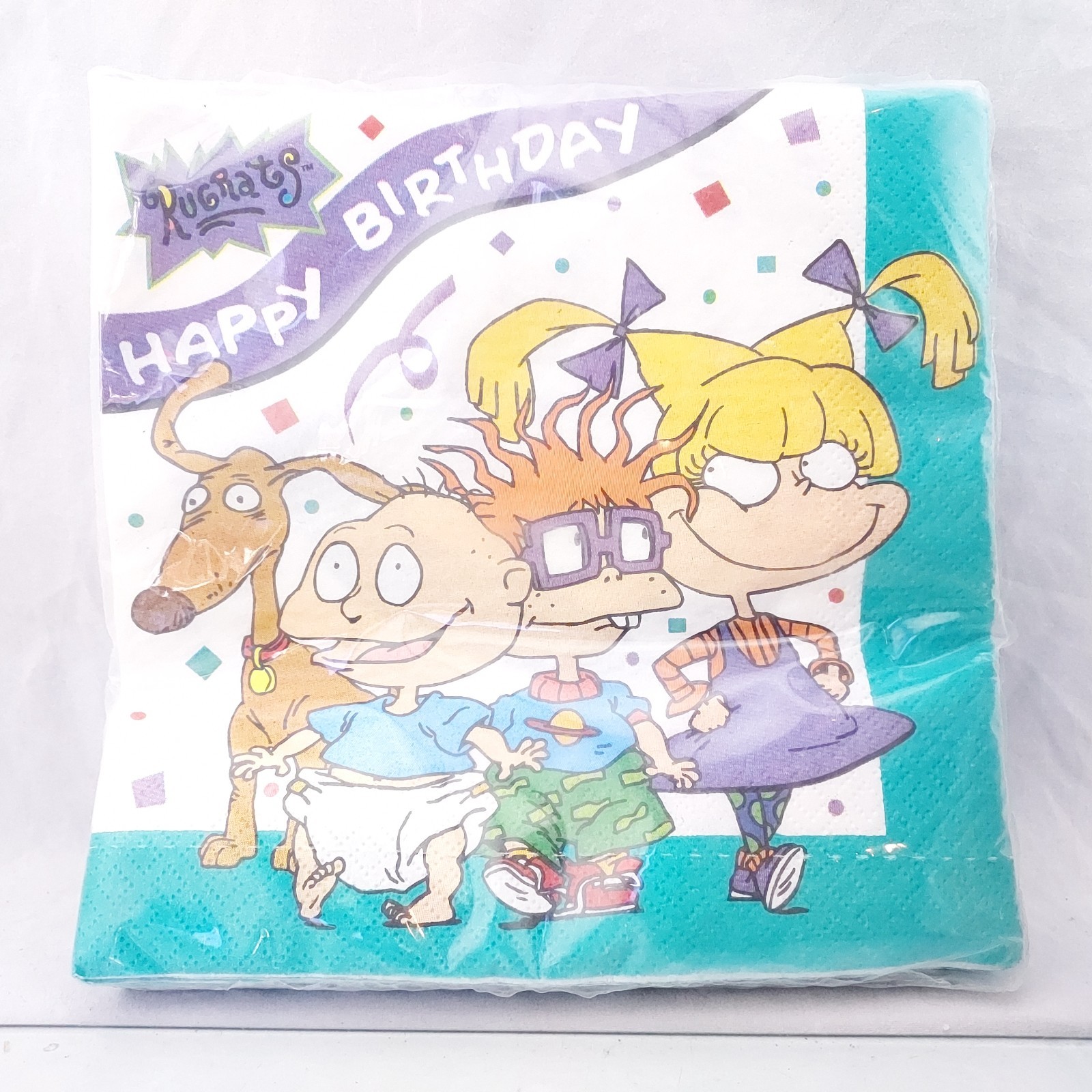 Vintage 90’s RUGRATS Nickelodeon Birthday Party 16 Napkins 8 Cups Supplies AGC