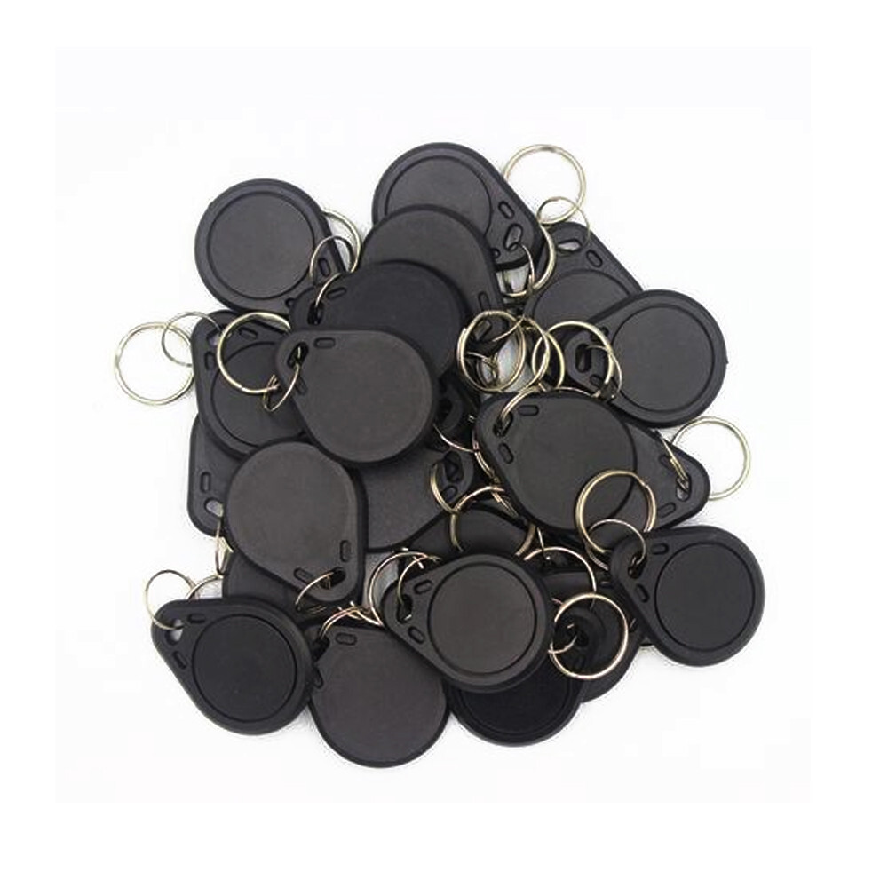 50 pcs T5577 Proximity Programable 125KHZ RFID Fobs Tags Keychains