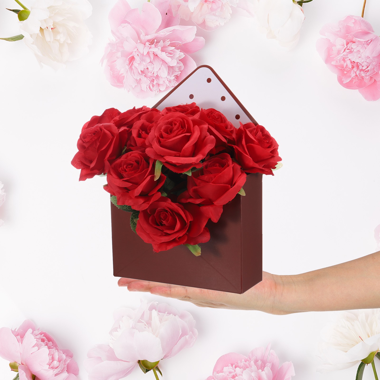 Paper Flower Gift Bags, 20 Pcs Bouquet Flower Envelope Gift Bag