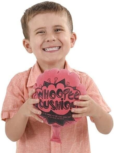 3 LARGE 8″ Whoopee Cushions – gag fart stink kid joke child prank noise maker