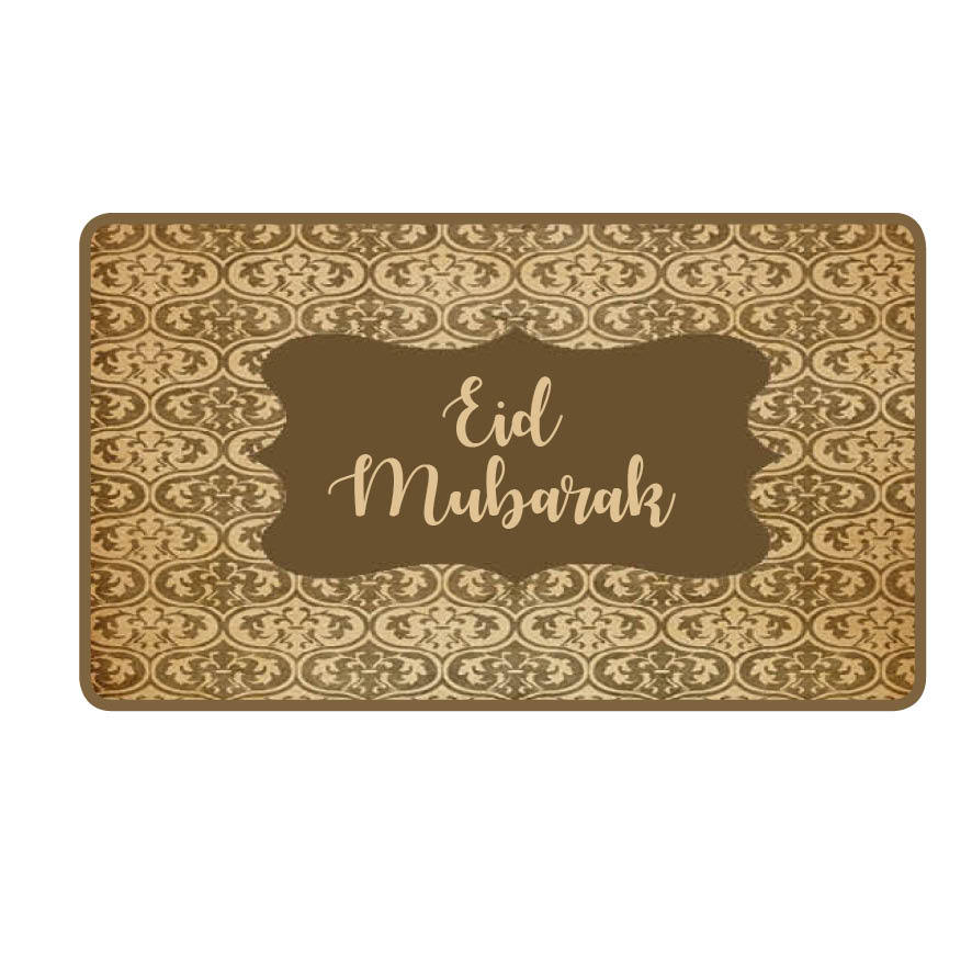 NON Personalised Sticker Eid Mubarak ul Adha Muslim Islaam Hajj – 135