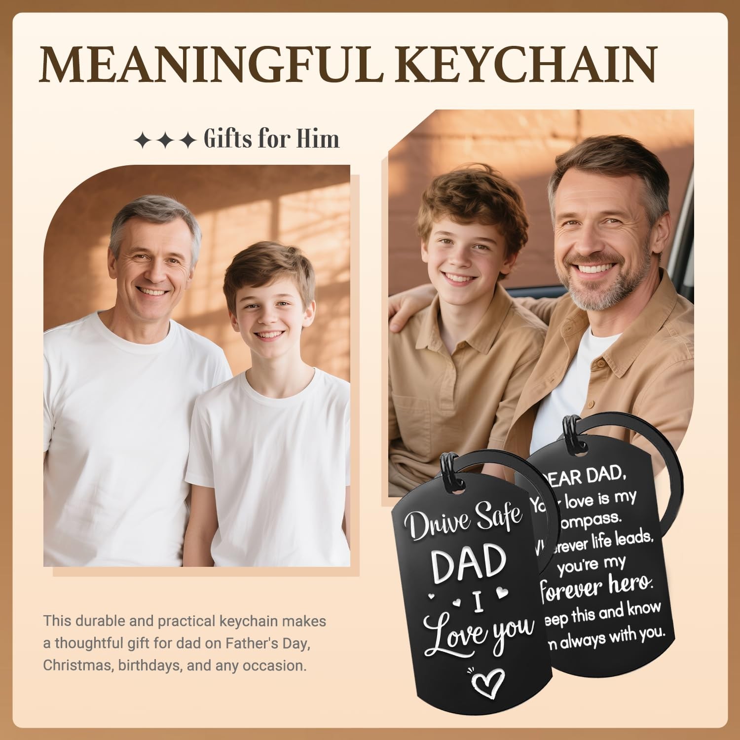 Gifts for Dad, Fathers Day from Wife Daughter Son, Birthday Dad Unique Gifts Him