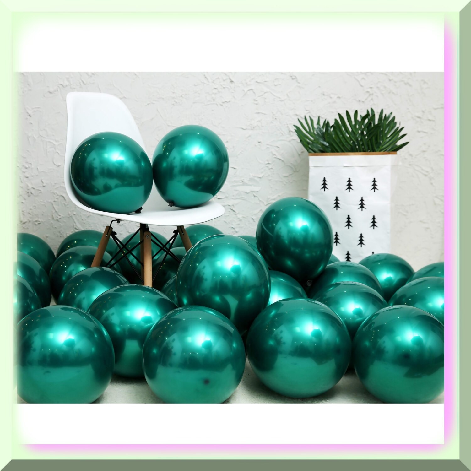 Double-Layer Latex Balloons 50 Pack
