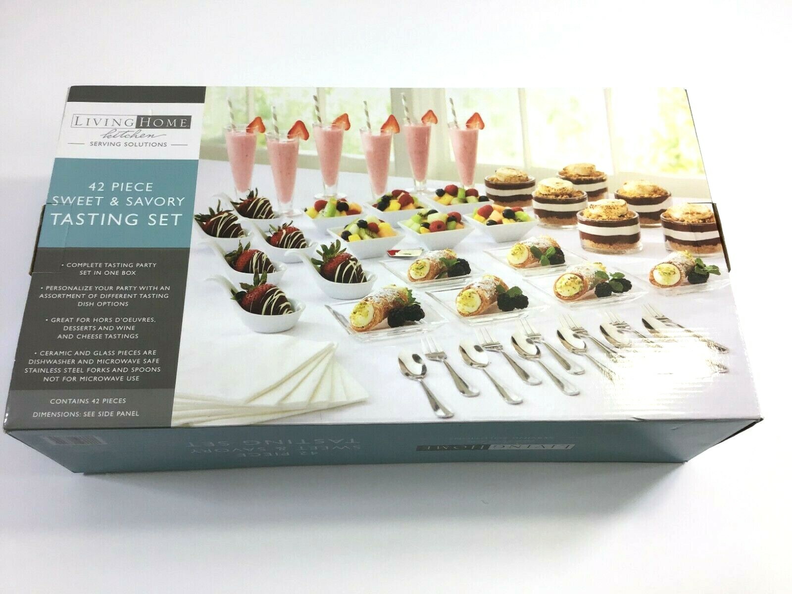 Living Home Sweet & Savory Tasting Party Hostess Set Birthday 42 Piece Free Ship
