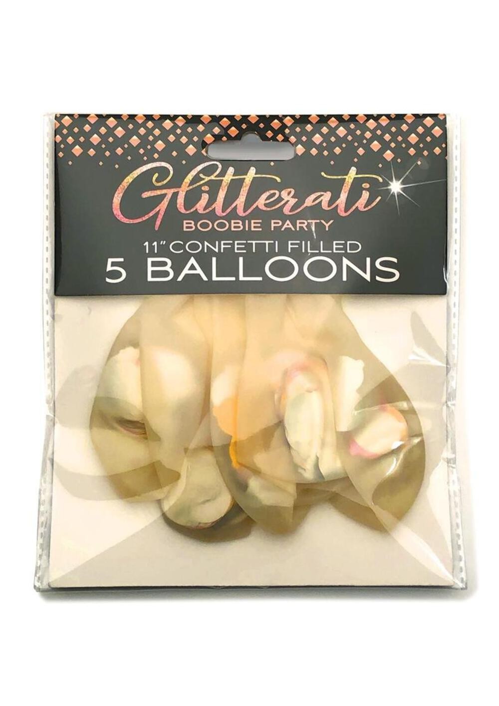 Boobie Party Confetti Balloons