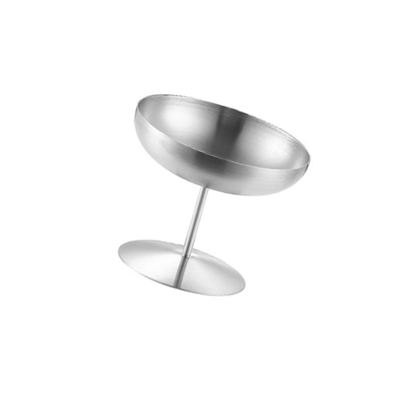 Footed Metal Fruit Cup for Wedding Display, Candy, and Party Use