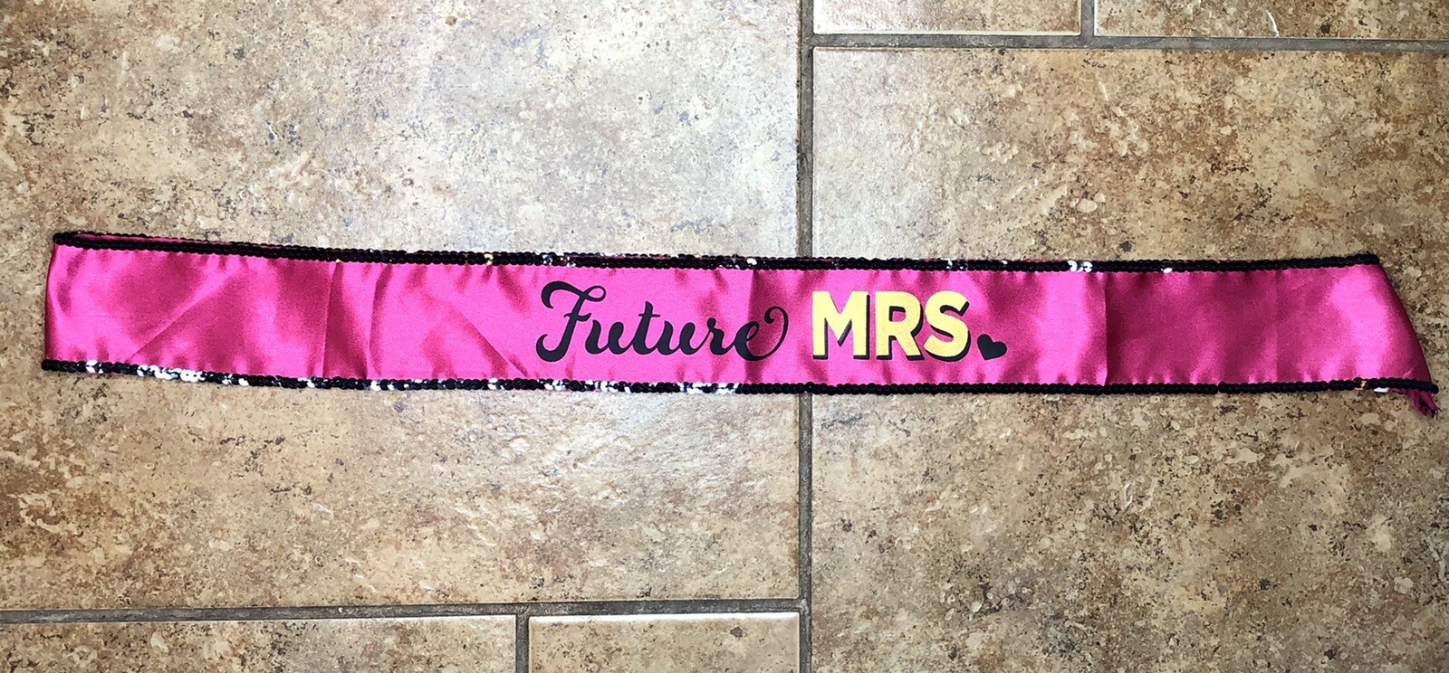 Bachelorette Pink Sash Future Mrs. Bride Accessories Party Wedding Hen Night