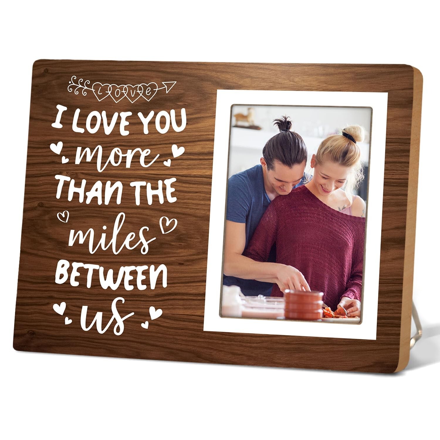 Love Picture Frame, Gifts for Girlfriend Boyfriend, Couples Picture Frame for…