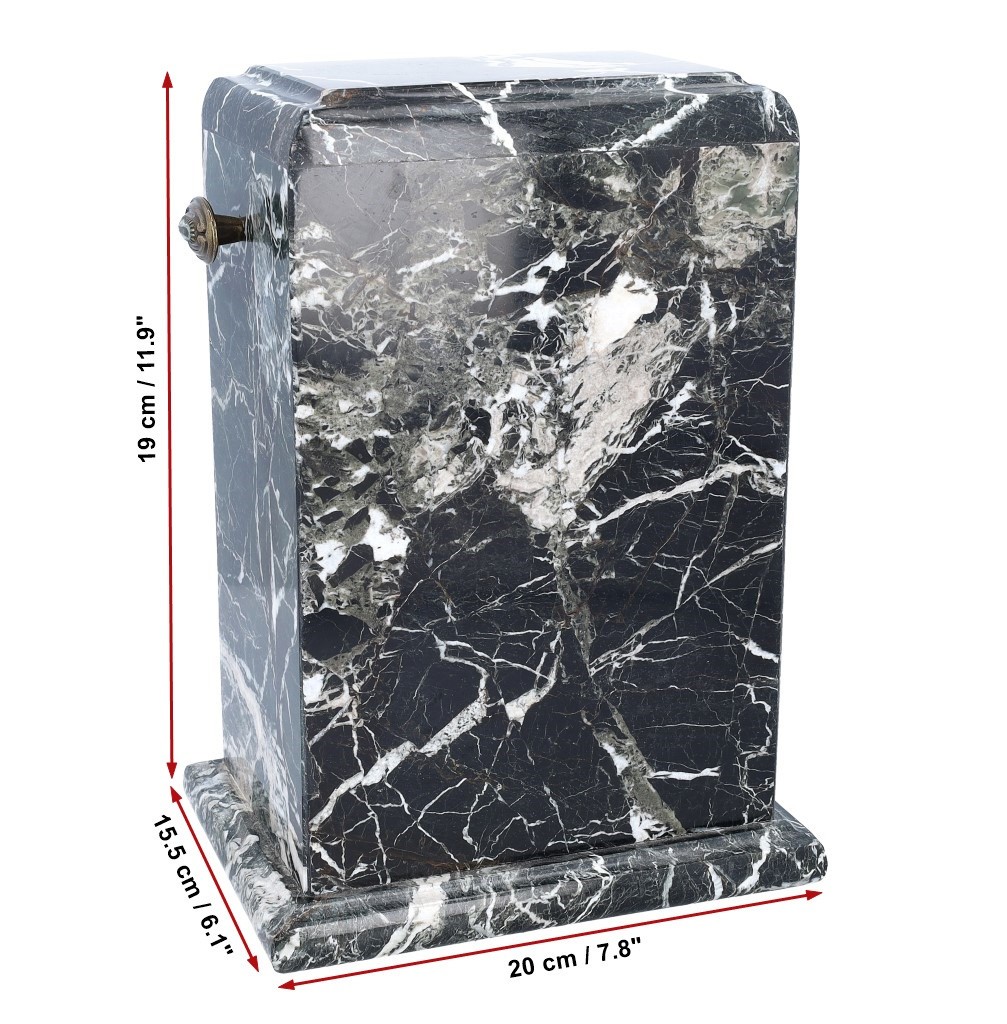 Onyx Adult Cremation Casket Funeral Ashes urn Unique Human Ashes Memorial Urn